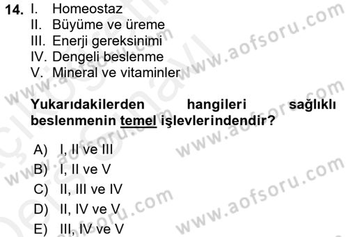 Bakım Elemanı Yetiştirme Ve Geliştirme 3 Dersi 2017 - 2018 Yılı 3 Ders Sınavı 14. Soru