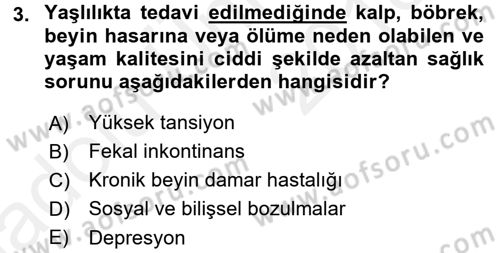 Bakım Elemanı Yetiştirme Ve Geliştirme 3 Dersi 2017 - 2018 Yılı 3 Ders Sınavı 3. Soru