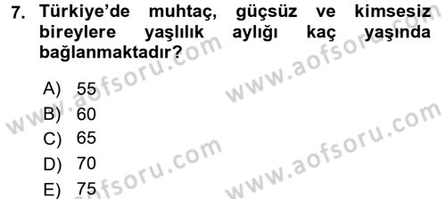 Bakım Elemanı Yetiştirme Ve Geliştirme 3 Dersi 2017 - 2018 Yılı 3 Ders Sınavı 7. Soru