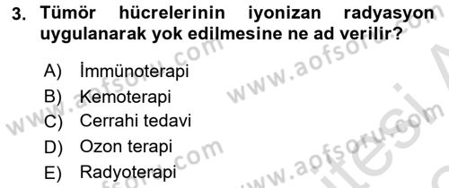 Evde Yaşlı Bakım Hizmetleri Dersi 2023 - 2024 Yılı Yaz Okulu Sınav Soruları 3. Soru