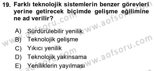 Bilişim Teknolojileri Dersi 2020 - 2021 Yılı Yaz Okulu Sınav Soruları 19. Soru