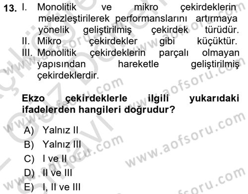 Bilişim Teknolojileri Dersi 2021 - 2022 Yılı (Vize) Ara Sınavı 13. Soru