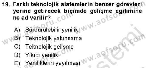 Bilişim Teknolojileri Dersi 2021 - 2022 Yılı (Final) Dönem Sonu Sınav Soruları 19. Soru
