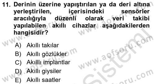 Bilişim Teknolojileri Dersi 2022 - 2023 Yılı Yaz Okulu Sınav Soruları 11. Soru