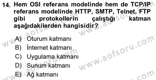 Bilişim Teknolojileri Dersi 2023 - 2024 Yılı (Final) Dönem Sonu Sınav Soruları 14. Soru