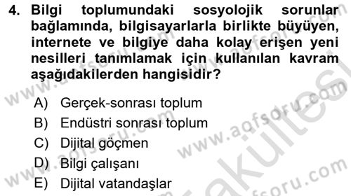 Bilişim Teknolojileri Dersi 2025 - 2026 Yılı (Vize) Ara Sınav Soruları 4. Soru