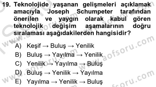 Bilişim Teknolojileri Dersi 2025 - 2026 Yılı (Final) Dönem Sonu Sınav Soruları 19. Soru