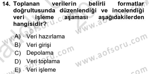 Bilgisayar Ve Programlamaya Giriş Dersi Ara Sınavı Deneme Sınav Soruları 14. Soru