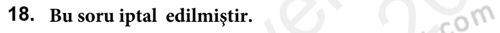 Bilgisayar Ve Programlamaya Giriş Dersi 2018 - 2019 Yılı (Final) Dönem Sonu Sınav Soruları 18. Soru