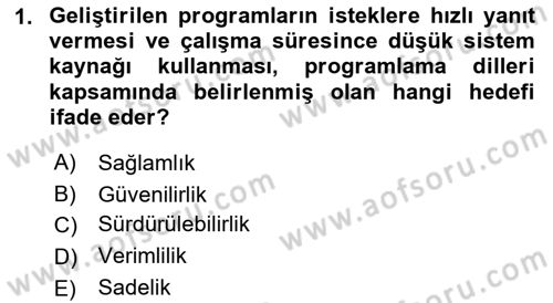Bilgisayar Ve Programlamaya Giriş Dersi 2021 - 2022 Yılı (Vize) Ara Sınav Soruları 1. Soru