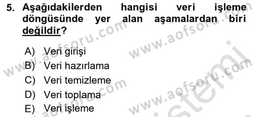 Bilgisayar Ve Programlamaya Giriş Dersi 2021 - 2022 Yılı (Final) Dönem Sonu Sınav Soruları 5. Soru