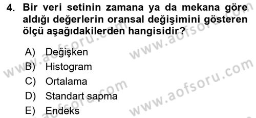 İşletme Analitiği Dersi 2021 - 2022 Yılı Yaz Okulu Sınav Soruları 4. Soru