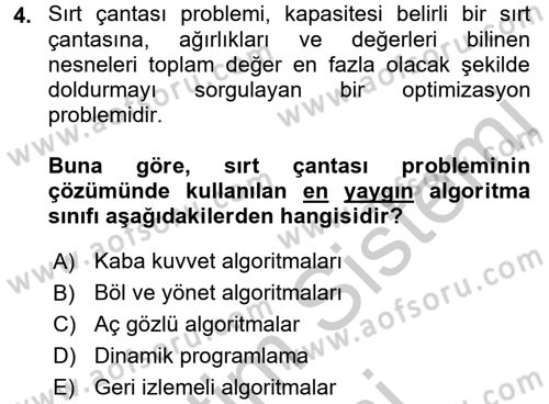 Algoritmalar Ve Programlama Dersi 2016 - 2017 Yılı (Vize) Ara Sınav Soruları 4. Soru