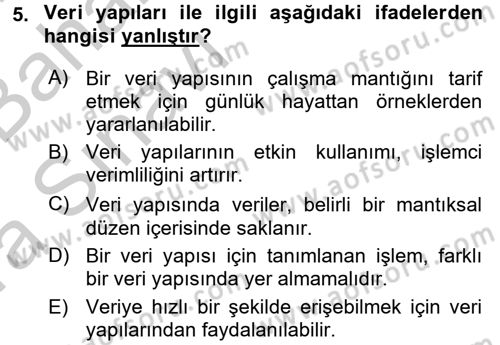 Algoritmalar Ve Programlama Dersi 2016 - 2017 Yılı (Vize) Ara Sınav Soruları 5. Soru