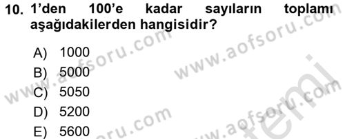 Algoritmalar Ve Programlama Dersi 2016 - 2017 Yılı (Final) Dönem Sonu Sınav Soruları 10. Soru