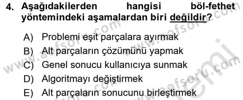 Algoritmalar Ve Programlama Dersi 2016 - 2017 Yılı (Final) Dönem Sonu Sınav Soruları 4. Soru