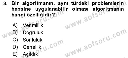 Algoritmalar Ve Programlama Dersi 2017 - 2018 Yılı (Vize) Ara Sınav Soruları 3. Soru