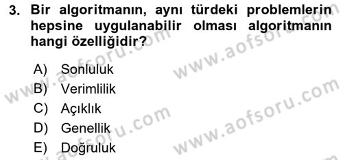 Algoritmalar Ve Programlama Dersi 2022 - 2023 Yılı Yaz Okulu Sınav Soruları 3. Soru