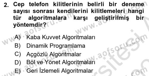 Algoritmalar Ve Programlama Dersi 2024 - 2025 Yılı (Vize) Ara Sınav Soruları 2. Soru