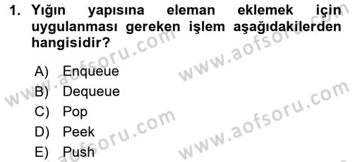 Algoritmalar Ve Programlama Dersi 2024 - 2025 Yılı (Final) Dönem Sonu Sınav Soruları 1. Soru