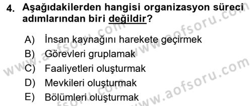 Bilişim Sistemleri Dersi 2020 - 2021 Yılı Yaz Okulu Sınav Soruları 4. Soru