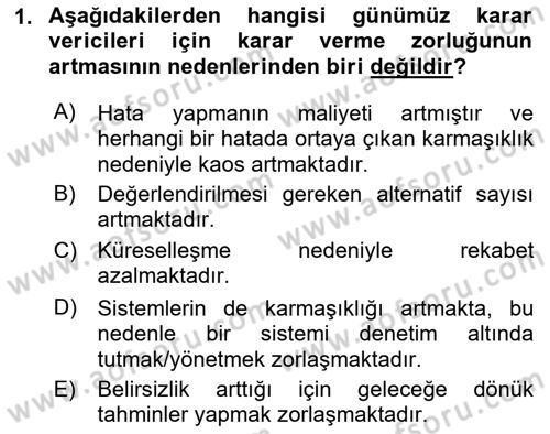 Bilişim Sistemleri Dersi 2022 - 2023 Yılı Yaz Okulu Sınav Soruları 1. Soru