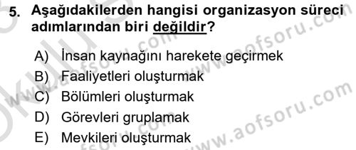 Bilişim Sistemleri Dersi 2022 - 2023 Yılı Yaz Okulu Sınav Soruları 5. Soru