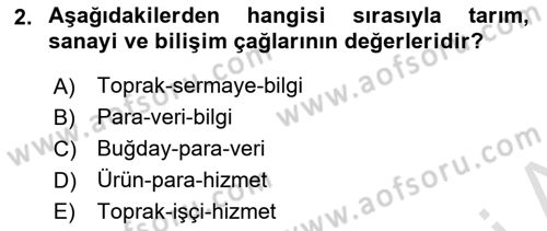 Bilişim Sistemleri Dersi 2023 - 2024 Yılı Yaz Okulu Sınav Soruları 2. Soru