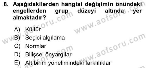 Bilişim Sistemleri Dersi 2025 - 2026 Yılı (Vize) Ara Sınav Soruları 8. Soru