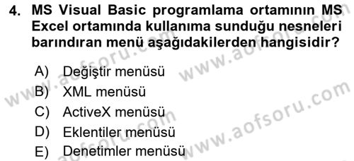İşlem Tablosu Programlama Dersi 2017 - 2018 Yılı (Final) Dönem Sonu Sınav Soruları 4. Soru
