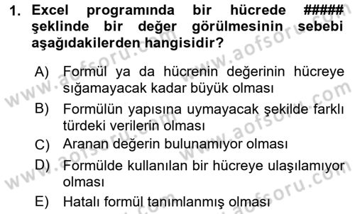 İşlem Tablosu Programlama Dersi Ara Sınavı Deneme Sınav Soruları 1. Soru