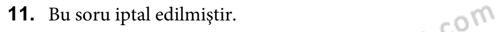 İşlem Tablosu Programlama Dersi 2018 - 2019 Yılı (Vize) Ara Sınav Soruları 11. Soru