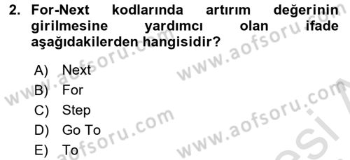 İşlem Tablosu Programlama Dersi 2022 - 2023 Yılı (Final) Dönem Sonu Sınav Soruları 2. Soru