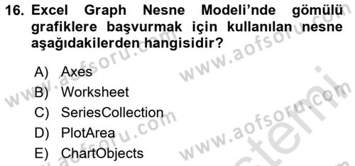 İşlem Tablosu Programlama Dersi 2024 - 2025 Yılı (Final) Dönem Sonu Sınav Soruları 16. Soru