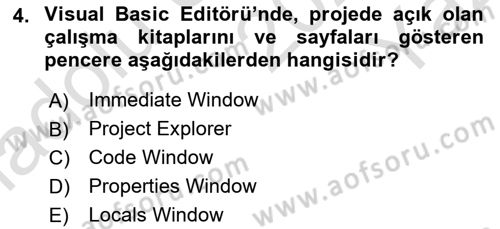 İşlem Tablosu Programlama Dersi 2024 - 2025 Yılı Yaz Okulu Sınav Soruları 4. Soru