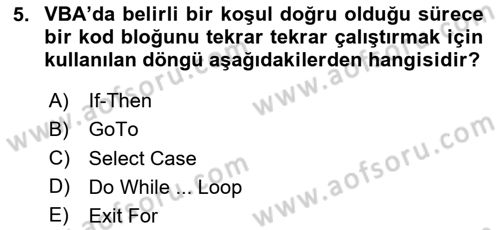 İşlem Tablosu Programlama Dersi 2024 - 2025 Yılı Yaz Okulu Sınav Soruları 5. Soru