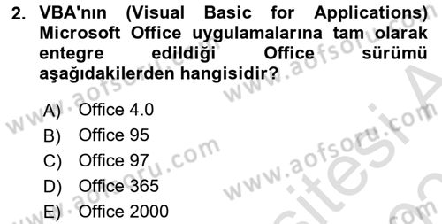 İşlem Tablosu Programlama Dersi 2025 - 2026 Yılı (Vize) Ara Sınav Soruları 2. Soru