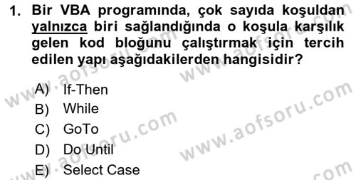 İşlem Tablosu Programlama Dersi 2025 - 2026 Yılı (Final) Dönem Sonu Sınav Soruları 1. Soru