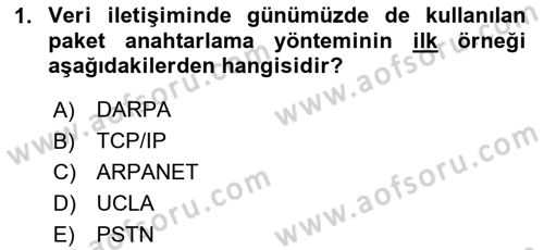 Ağ Yönetimi Ve Bilgi Güvenliği Dersi 2023 - 2024 Yılı Yaz Okulu Sınav Soruları 1. Soru