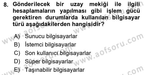 Ağ Yönetimi Ve Bilgi Güvenliği Dersi 2025 - 2026 Yılı (Vize) Ara Sınav Soruları 8. Soru