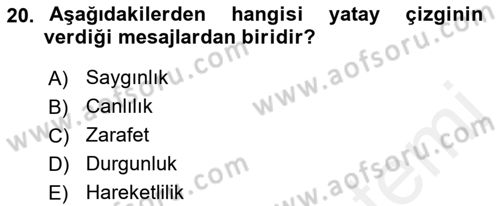 Kullanıcı Deneyimi Tasarımı Dersi 2016 - 2017 Yılı (Final) Dönem Sonu Sınav Soruları 20. Soru