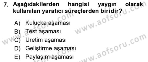 Kullanıcı Deneyimi Tasarımı Dersi 2016 - 2017 Yılı (Final) Dönem Sonu Sınav Soruları 7. Soru