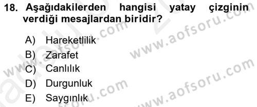 Kullanıcı Deneyimi Tasarımı Dersi 2017 - 2018 Yılı 3 Ders Sınav Soruları 18. Soru
