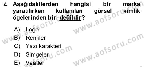 Kullanıcı Deneyimi Tasarımı Dersi 2018 - 2019 Yılı 3 Ders Sınav Soruları 4. Soru