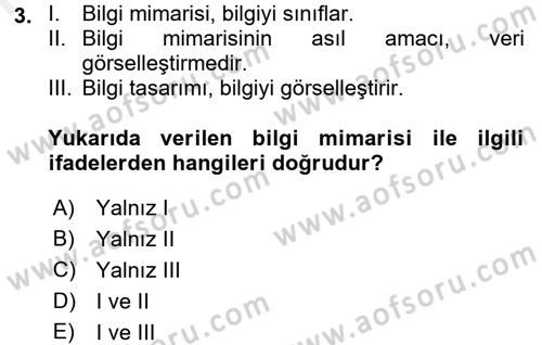Kullanıcı Deneyimi Tasarımı Dersi Ara Sınavı Deneme Sınav Soruları 3. Soru