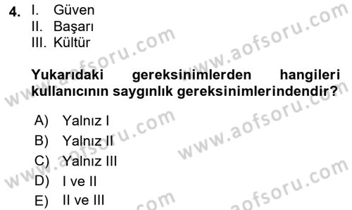 Kullanıcı Deneyimi Tasarımı Dersi 2018 - 2019 Yılı Yaz Okulu Sınav Soruları 4. Soru