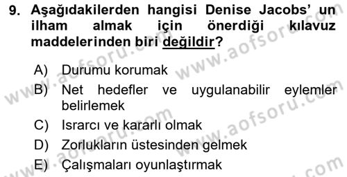 Kullanıcı Deneyimi Tasarımı Dersi 2019 - 2020 Yılı (Final) Dönem Sonu Sınav Soruları 9. Soru