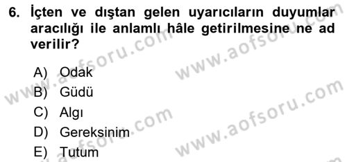 Kullanıcı Deneyimi Tasarımı Dersi 2020 - 2021 Yılı Yaz Okulu Sınav Soruları 6. Soru