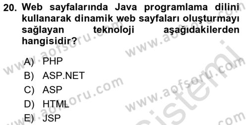 Kullanıcı Deneyimi Tasarımı Dersi 2021 - 2022 Yılı Yaz Okulu Sınav Soruları 20. Soru