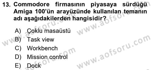 Kullanıcı Deneyimi Tasarımı Dersi 2022 - 2023 Yılı (Final) Dönem Sonu Sınav Soruları 13. Soru